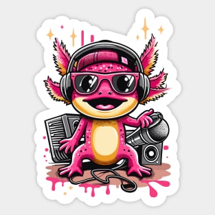 Axolotl Vibrant Sticker